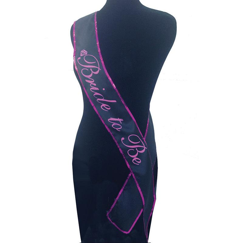Little Genie Bride To Be Sash – Black Bachelorette Hens Party Accessory - Novelties