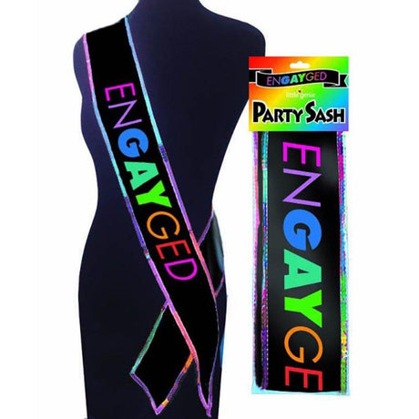 Little Genie Engayged Party Sash – 6ft Adjustable Bachelorette Sash - Novelties