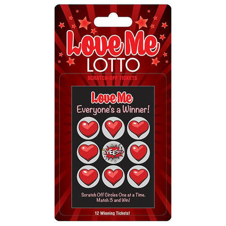 Little Genie Love Me Lotto Naughty Scratcher Adult Game for Couples - Novelties