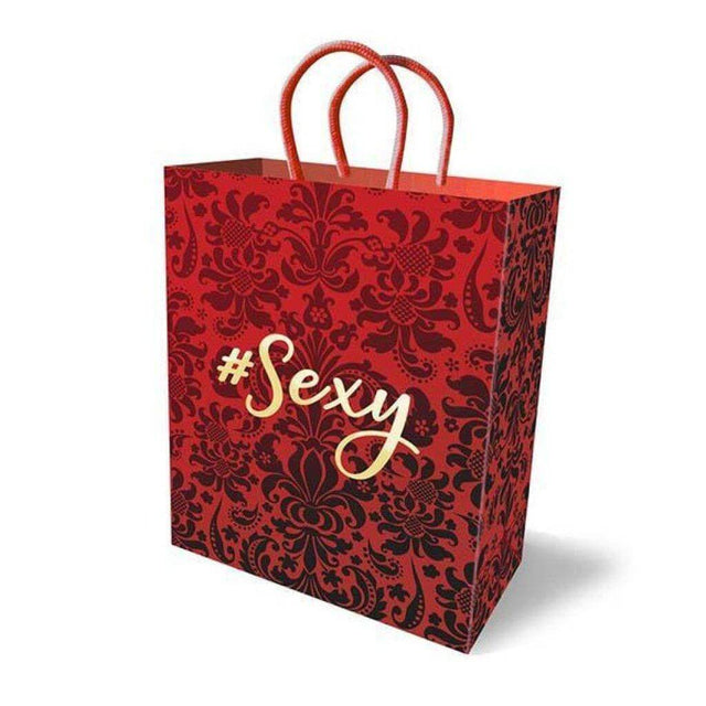 Little Genie SEXY Novelty Gift Bag – Purple Velvet Fleur - de - Lis Design - Novelties