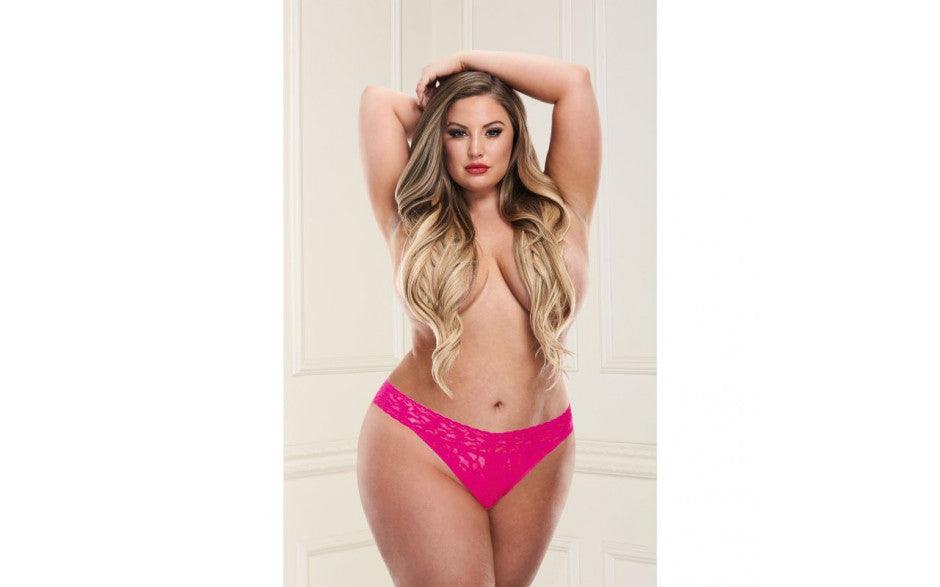 Low Rise Thong Hot Pink - Lingerie