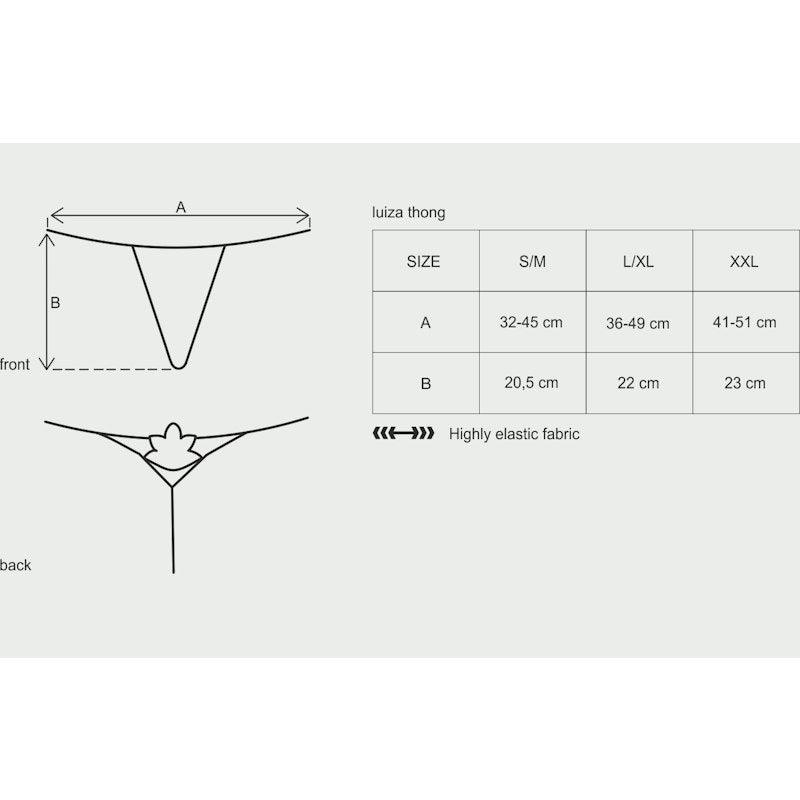 Luiza Thong White - Lingerie