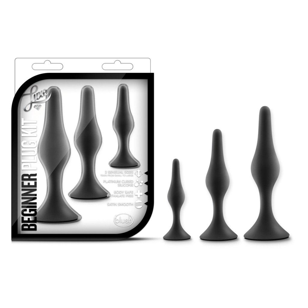 Luxe Beginner Plug Kit Black - Naughty by Nature Adult Store