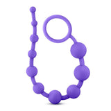 Luxe Silicone 10 Beads Purple - Naughty by Nature Adult Store