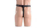 Male Chastity Harness w Anal Plug Black - Naughty by Nature Adult Store