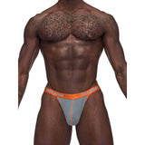 Male Power Casanova Uplift Micro Thong Grey - Lingerie