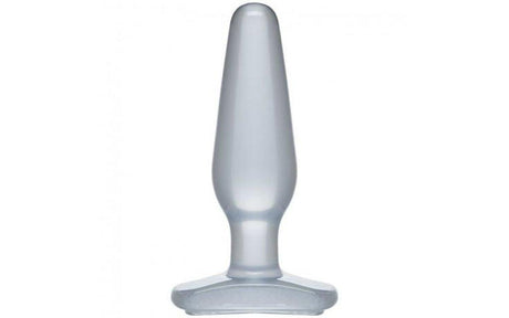 Medium Butt Plug Clear - Naughty by Nature Adult Store