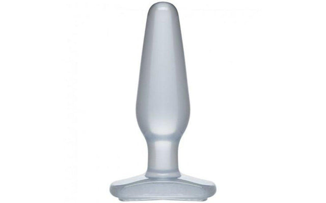 Medium Butt Plug Clear - Naughty by Nature Adult Store