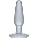 Medium Butt Plug Clear - Naughty by Nature Adult Store