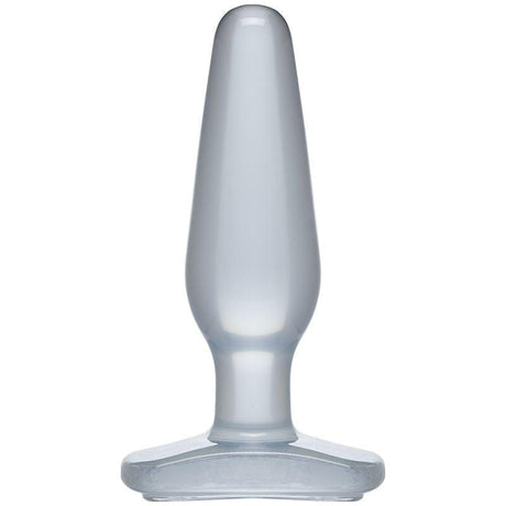 Medium Butt Plug Clear - Naughty by Nature Adult Store