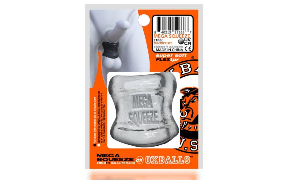 Mega Squeeze Ergofit Ball Stretcher Clear - Adult Toys