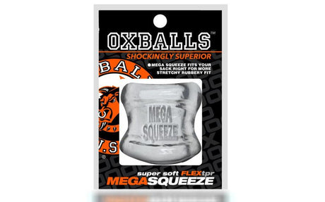 Mega Squeeze Ergofit Ball Stretcher Clear - Naughty by Nature Adult Store