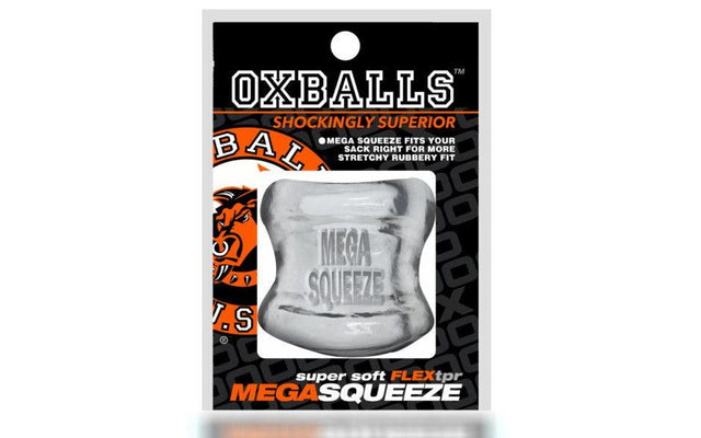 Mega Squeeze Ergofit Ball Stretcher Clear - Naughty by Nature Adult Store