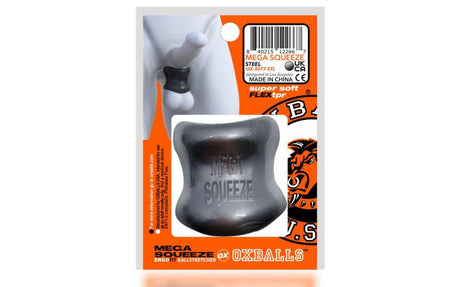 Mega Squeeze Ergofit Ball Stretcher Steel - Adult Toys