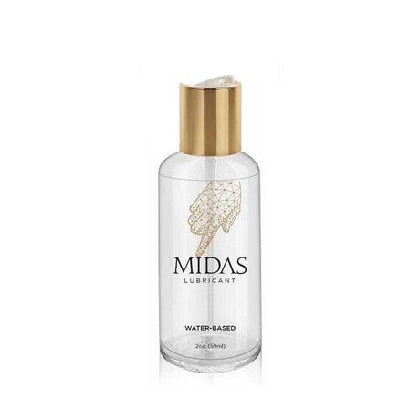 Midas Water Based Lube - Water Based Lubricant - 59 ml Bottle - Naughty by Nature Adult Store