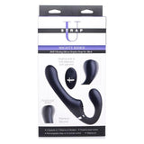 Mighty Rider 10X Strapless Strap - On Black w Remote - Adult Toys