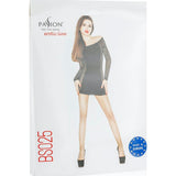 Mini Dress BLK With Mesh Sleeves and Sides - Naughty by Nature Adult Store
