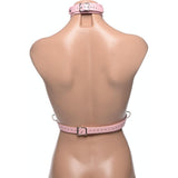 Miss Behaved Pink Chest Harness - Adult Toys