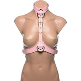 Miss Behaved Pink Chest Harness - Adult Toys