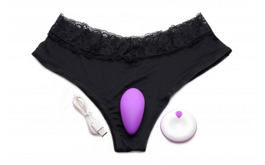 Naughty Knickers Silicone Remote Panty Vibe - Adult Toys