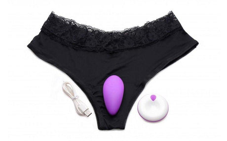 Naughty Knickers Silicone Remote Panty Vibe - Adult Toys