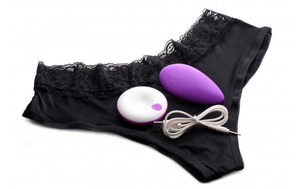 Naughty Knickers Silicone Remote Panty Vibe - Adult Toys