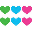Neon Heart Pasties 3 Pk Green/Blue/Pink - Lingerie