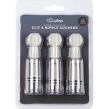 Nipple and Clit Suckers 3 Pc - Adult Toys