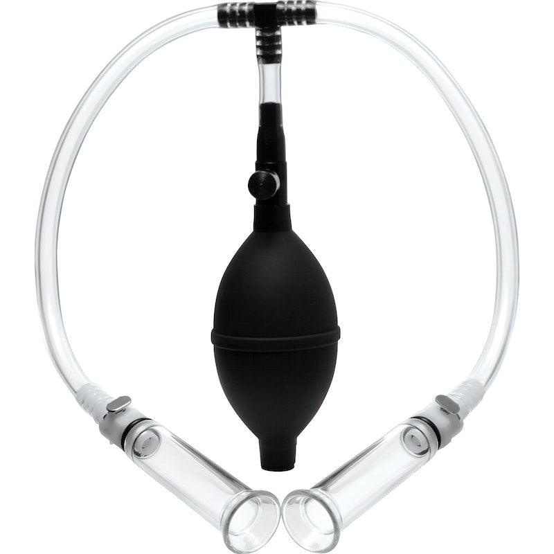Nipple Pumping System with Dual Cylinders - Adult Toys