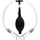 Nipple Pumping System with Dual Cylinders - Adult Toys