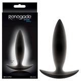 NS Novelties Renegade Spades Black Silicone Small Butt Plug – 10cm - Anal Toys