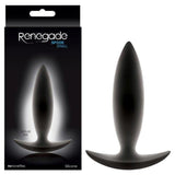 NS Novelties Renegade Spades Black Silicone Small Butt Plug – 10cm - Anal Toys