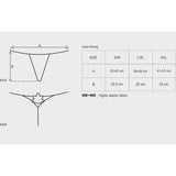 Obsessive Luiza Black Thong – Elegant Floral Embroidery Panties - Lingerie