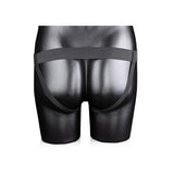 OUCH! Curved Hollow Strap-on - 8in/20cm - Gunmetal Grey 20 cm Hollow Strap-On - Naughty by Nature Adult Store