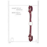 OUCH! Halo - Handcuff With Connector - Burgundy Restraint - BONDAGE - TOYS
