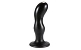 Oval Head Butt Plug Black - Adult Toys