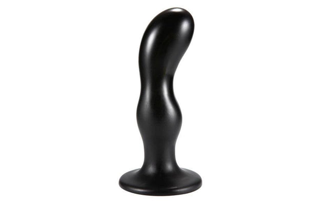Oval Head Butt Plug Black - Adult Toys