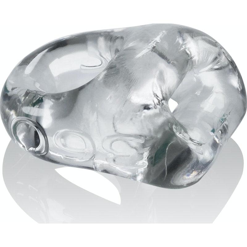 Oxballs 360 Cockring and Ballsling – Clear FLEX - TPR Dual Support - Adult Toys