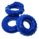 OxBalls Bonemaker 3 - Piece Cockring Set | Flexible Flextpr - Pool Blue - Adult Toys