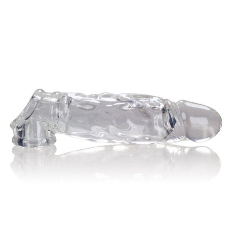 OxBalls Butch Cocksheath Clear – SuperFLEX Realistic Veined Sleeve - Adult Toys