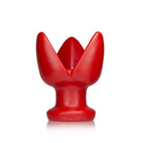 OxBalls Rosebud 1 Silicone Anal Buttplug – Red Platinum Silicone - Adult Toys