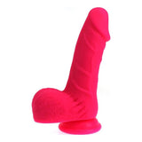 Pedro Thick Realistic Cock w Balls Pink - Adult Toys