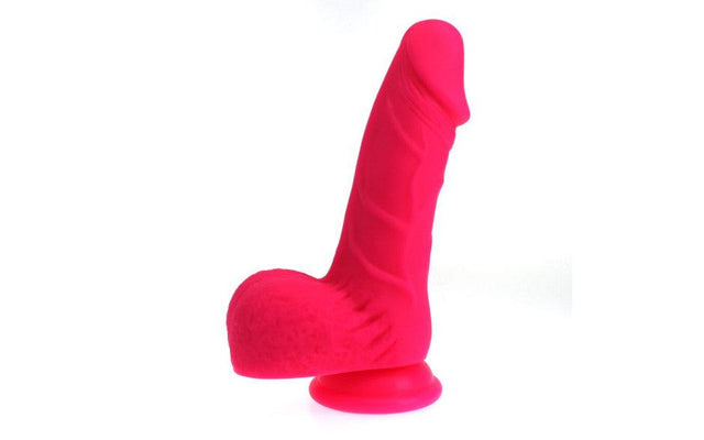 Pedro Thick Realistic Cock w Balls Pink - Adult Toys