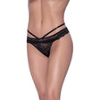 Peek - A - Boo Cheeky Panty Black - Lingerie