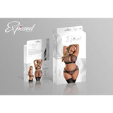 Peek - A - Boo Cheeky Panty Black - Lingerie