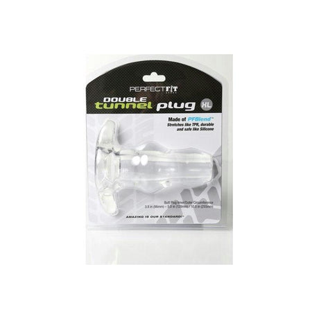 PerfectFit Double XL Tunnel Plug – Hollow Silicone PF Blend Butt Plug - Adult Toys
