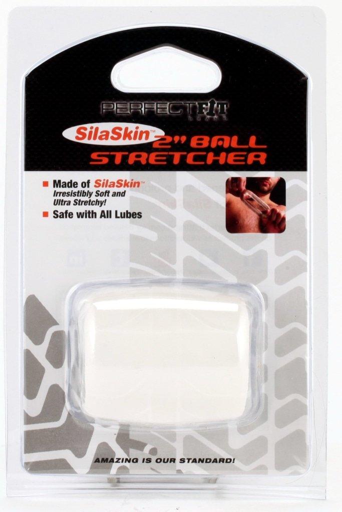 PerfectFit SilaSkin Ball Stretcher – 2 Inch Stretchy TPR Silicone Toy - Adult Toys