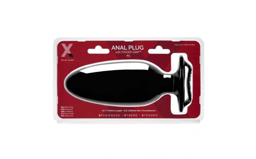 PerfectFit Xplay Finger Grip Anal Plug - Large 7 - Inch PFBlend Toy - Adult Toys