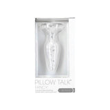 Pillow Talk Fancy Luxurious Glass Anal Plug w Clear Gem - Adult Toys