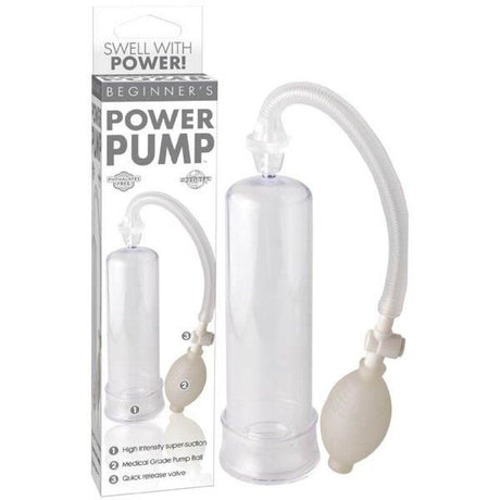 Pipedream Beginner's Power Pump – Clear PVC Penis Enhancement Pump - PUMPS